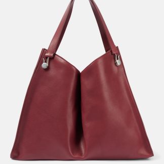 The Row Tote Alexia aus Leder in Rot