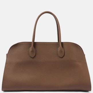 The Row Tote EW Margaux aus Leder in Braun