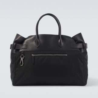 The Row Tote Margaux 17 Inside-Out aus Canvas in Schwarz