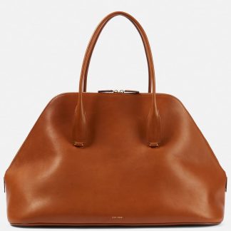 The Row Tote aus Leder in Braun